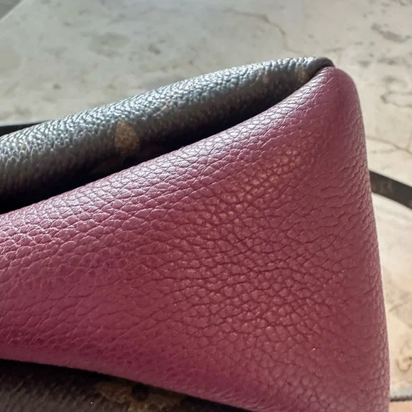 Louis Vuitton Pallas BB Monogram Brown and Burgundy Handbag - Picture 10 of 16